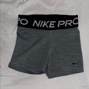 Nike Gray Athletic Shorts with Compression Fit